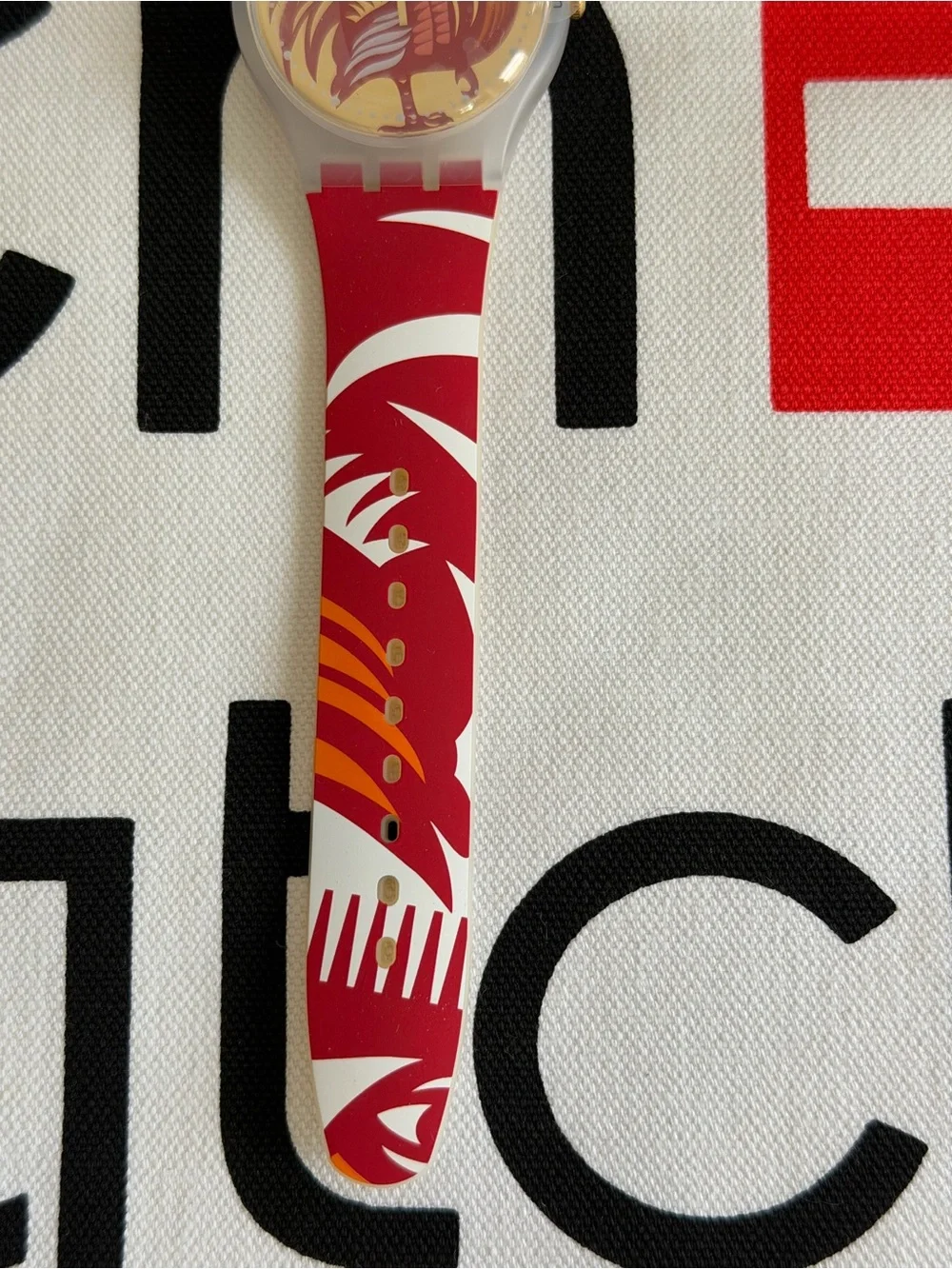 Swatch Rocking Rooster SUOZ226 Chinese New Year 2017 Unisex New